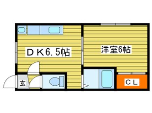 パレス牧野の物件間取画像